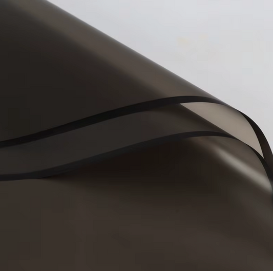 Black/Black Floral Wrap