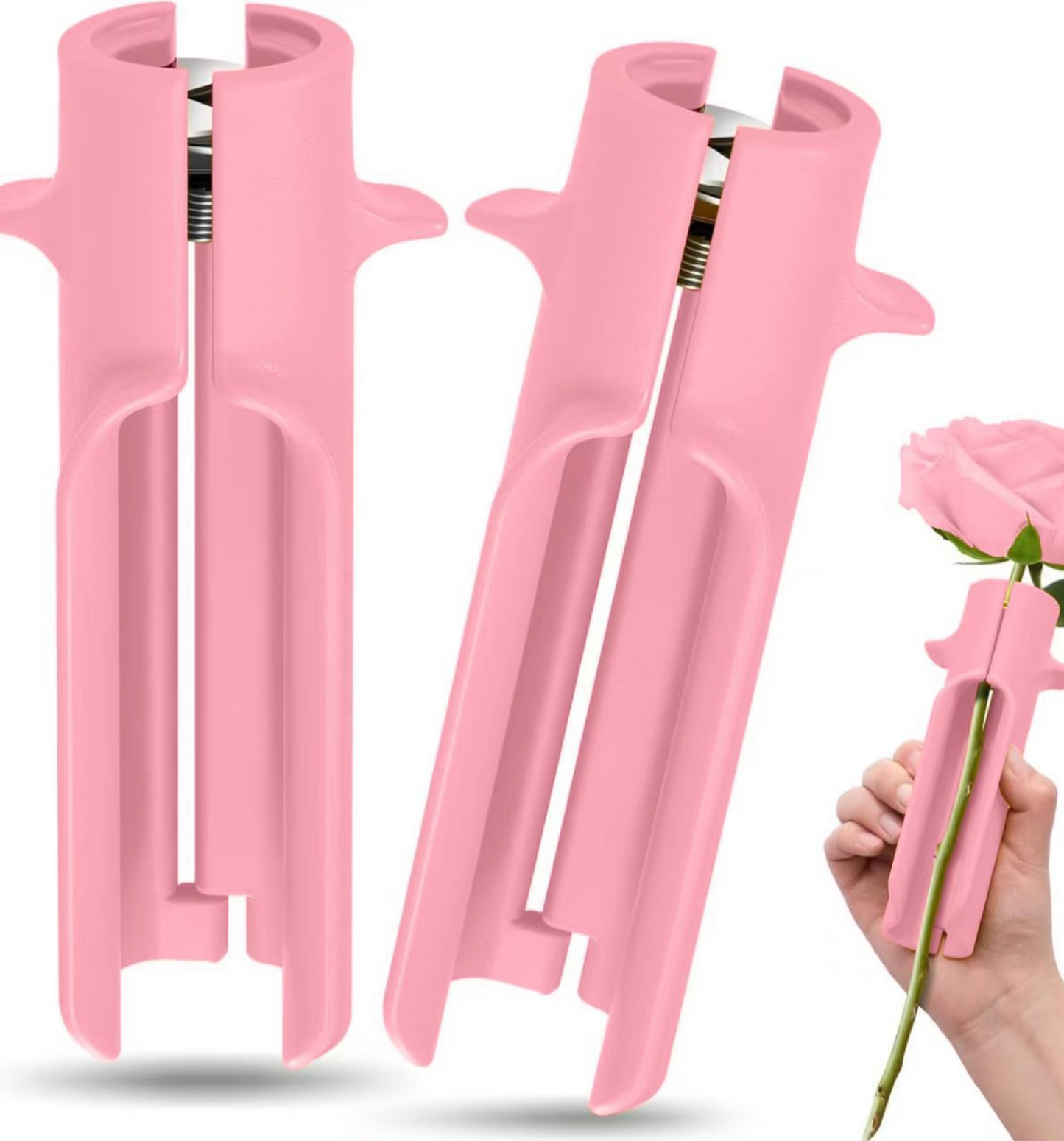 Pink Rose Thorn Remover Tool